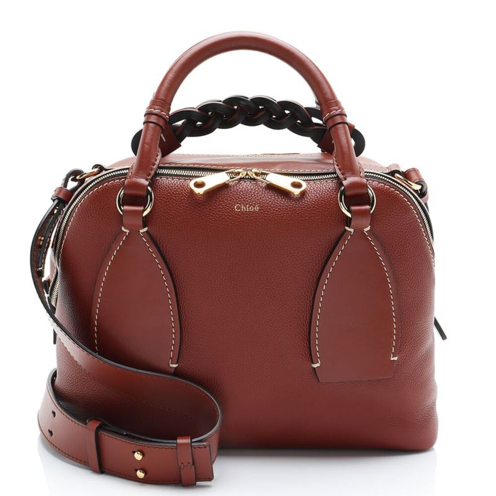 Chloe Leather Daria Medium Satchel